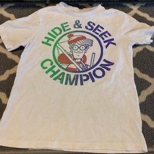 Boys size small Where’s Waldo shirt